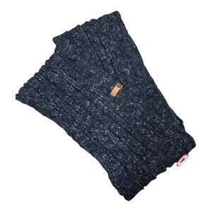 NWT Bula Navy Blue Fishermans Knit Chunky Wool Alpaca Infinity Scarf Neck Warmer